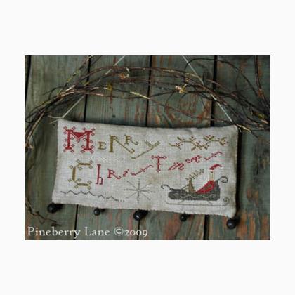 Merry Christmas Hanging Sampler