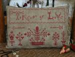 Token Of Love Redwork Sampler