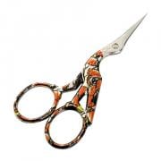Tijeras bordado Cigüeña - Multicolor 3 1/2"