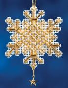 Charmed Ornament Kit: Snow Crystals - Gold Crystal