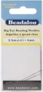 Agujas para perlas con ojo grande