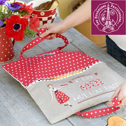 Sac Porte tarte A la fraise - Lino