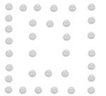 Micro Mini Round White - 4707