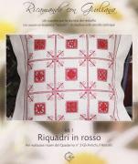 Bordando con Giuliana - Cuadrados en rojo - Francés