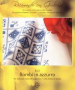 Bordando con Giuliana - Rombos en azul - Ingles