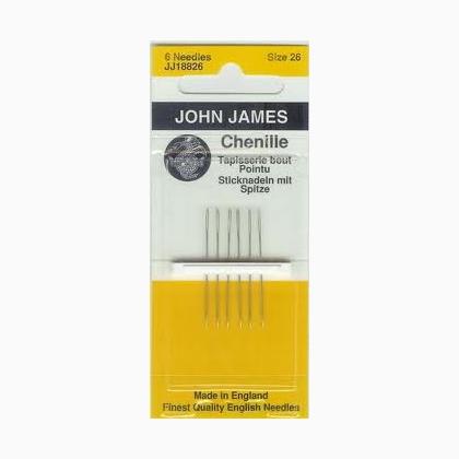 Agujas para bordado tamaño Chenille 26