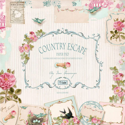 Bloque de Papel Tilda: Country Escape