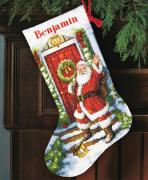 Welcome Santa Stocking
