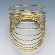 Alambre de aluminio - plata - 3mm.