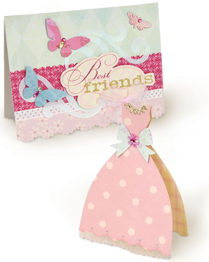 Sizzix Bigz L Die - Vestido de princesa y tarjeta