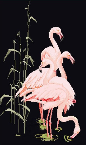 Flamingo - Negro
