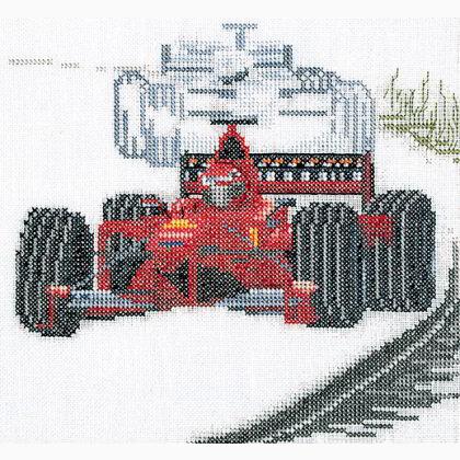 Carrera coches de Thea Gouverneur - Deportes - Kit punto de cruz Kit - Casa Cenina