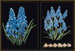 Panel Muscari - negro