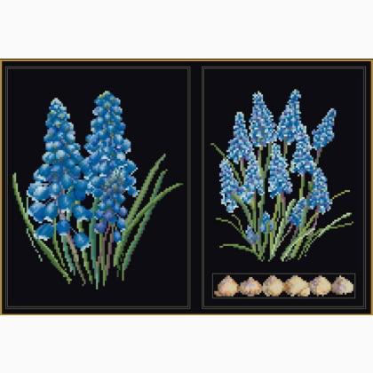 Panel Muscari - negro