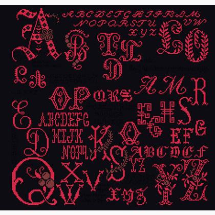 Antique Character Sampler - Negro