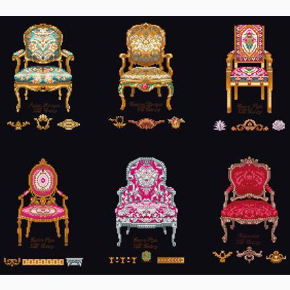 Six Chairs - Negro