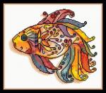 Mosaic Fish (Cross-Stitch & Needlepoint)