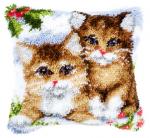 Cojin Gatitos en la nieve
