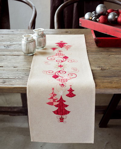 Alfombrilla Decoraciones de Navidad rojas