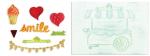Sizzix Framelits Die Set 5PK w/Text. Imp. - Sweet Shoppe