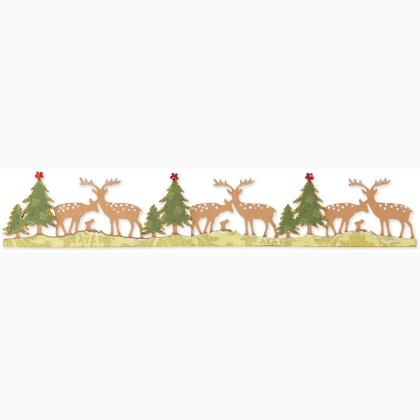 Sizzix Sizzlits Decorative Strip Die - Ciervo Woodland