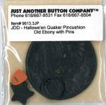 Old Ebony Button & Pin Pack (9613.3JP)