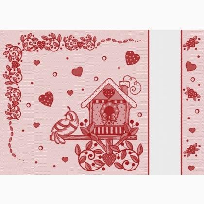 Manteles (2) Navidad Joan Elliott - Birdhouse Rojo