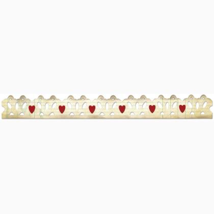 Sizzix Sizzlits Decorative Strip Die - Borde Love-ly