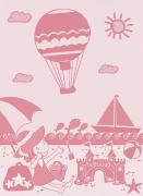 Trapo de cocina Mongolfiera - Rosa antiguo - Verano
