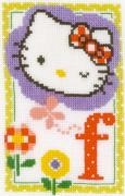 Hello Kitty - Letra F