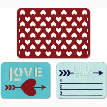 Sizzix Thinlits Die Set 3PK - Amor