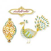 Sizzix Framelits Die Set 3PK w/Stamps - Pavo Real