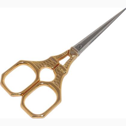 Tijeras bordado Eiffel 4\" - Oro