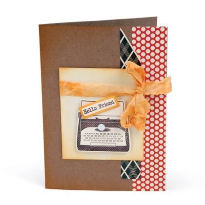 Sizzix Framelits Die Set 4PK w/Stamps - Nota