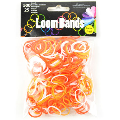 Loom bands - Mezclar Naranja