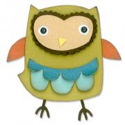 Sizzix Thinlits Die Set 9PK - Búho