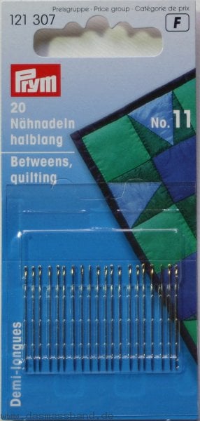 Agujas para el quilting n. 11