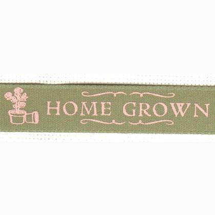 Cinta 15mm - Home Grown - Gris/Rosa