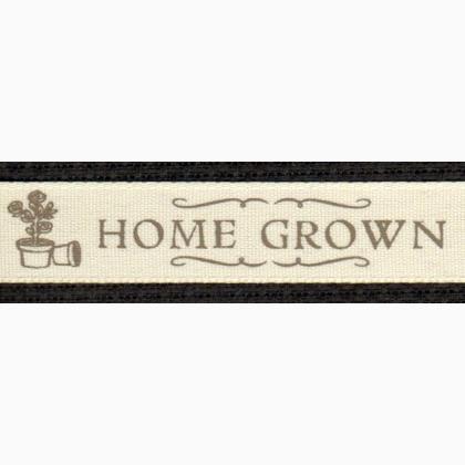 Cinta 15mm - Home Grown - Blanco/Gris
