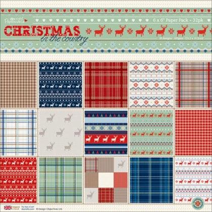 Set Papel Christmas In The Country 30 x 30 cm