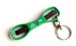Tijeras plegables con llavero - Verde