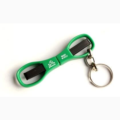 Tijeras plegables con llavero - Verde