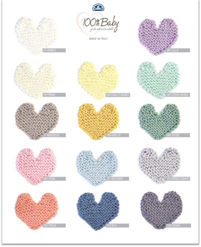 Carta de colores DMC - 100% Baby
