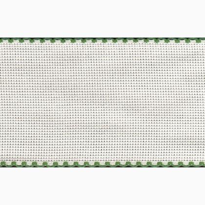 Classic 8 cm - Blanco frontera verde