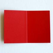 Tarjeta de comensal - Rojo