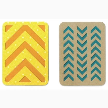 Sizzix Thinlits Die Set 2PK - Tarjetas #3