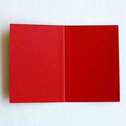 Tarjeta de comensal - Rojo