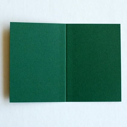 Tarjeta de comensal - Verde oscuro