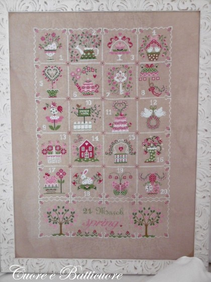 Shabby Spring Calendar