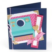 Sizzix Thinlits Die Set 16PK - Tarjeta, Cámara Instantánea